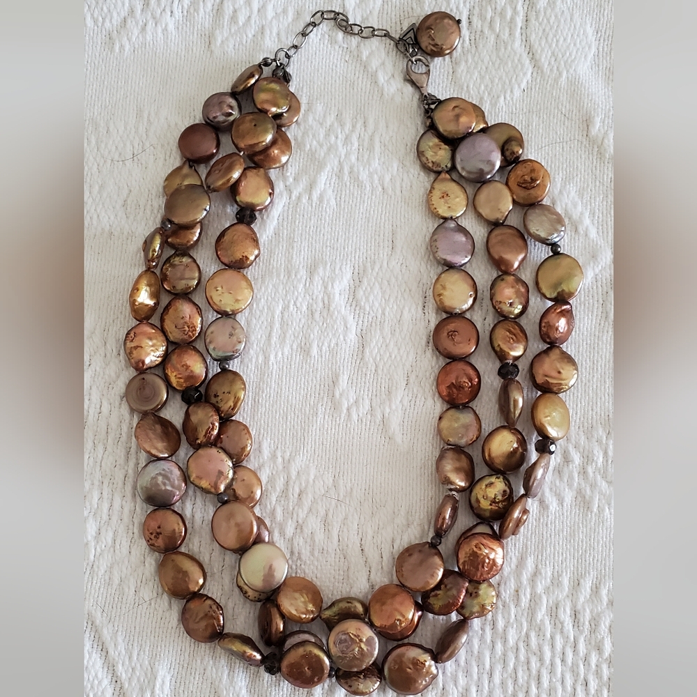 Retired SILPADA natural pearl necklace
